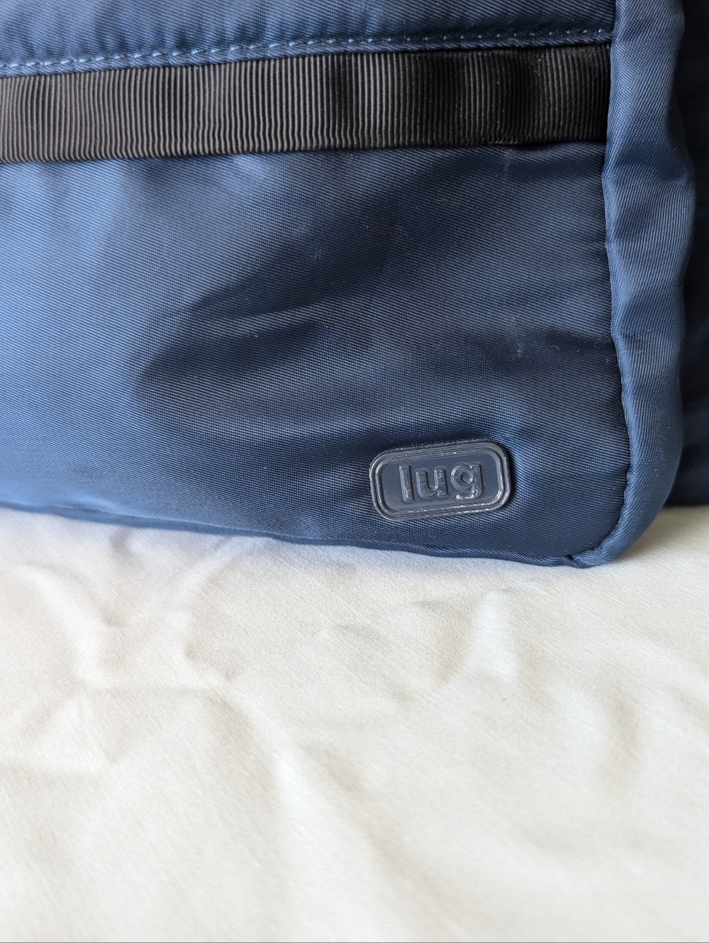 Lug Steamboat 3-in-1 Weekender Bag In Navy Blue - Picture 3 of 15